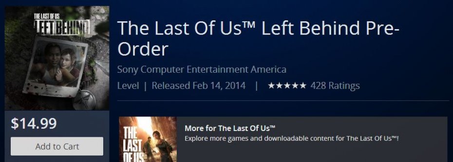 DLC The Last of Us - Left Behind   ?
