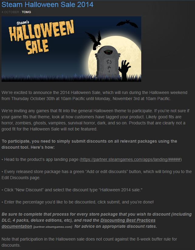 Steam Sale: Halloween:  !