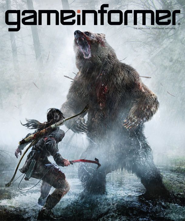 Лара Крофт на обложке GameInformer