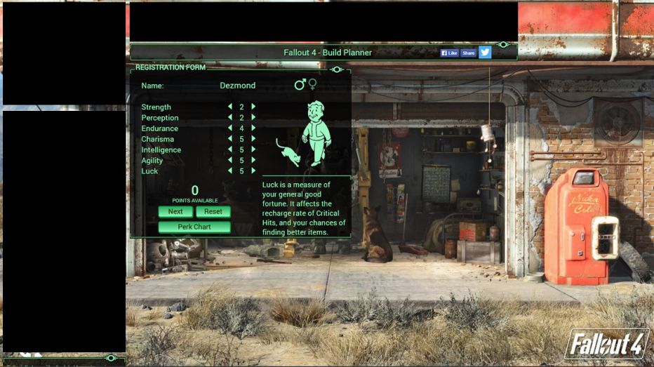 Fallout 4 - Build Planner поможет сохранить нервы и время