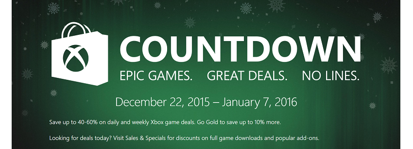 Новогодняя распродажа в Xbox Live уже скоро