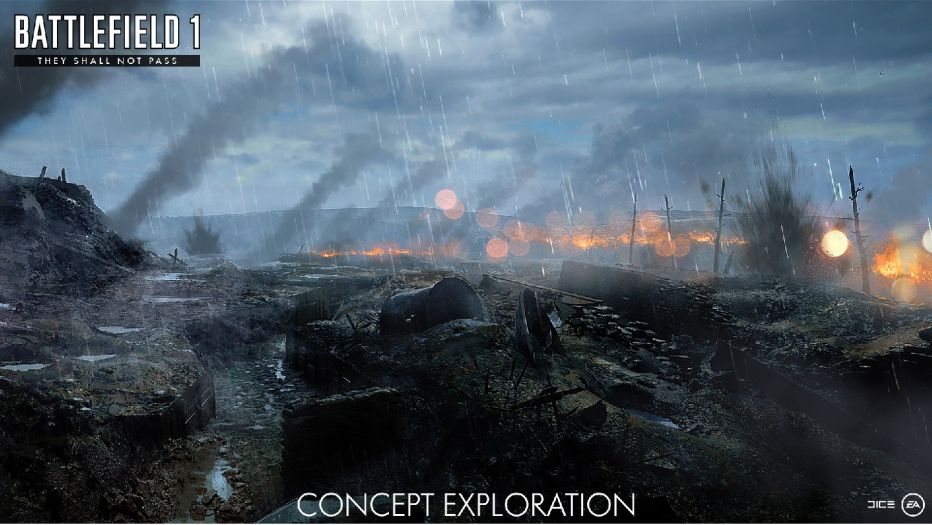Концепт-арты нового дополнения Battlefield 1