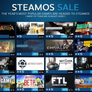 Steam - распродажа игр для SteamOS
