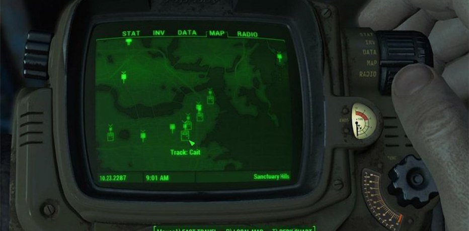 Fallout 4 мод находит напарников по маркерам на карте