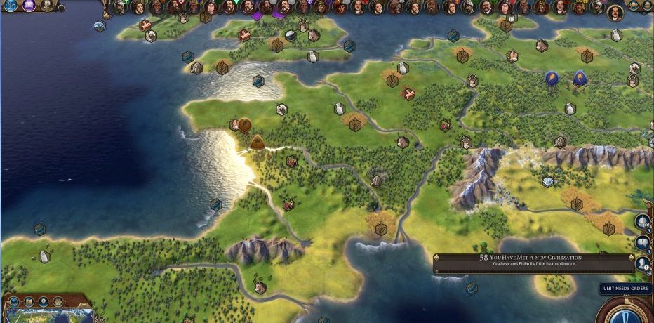 В Civilization VI создали огромную карту мира