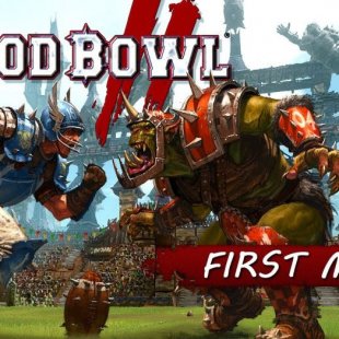 Геймплей Blood Bowl 2 - как люди в футбол играли