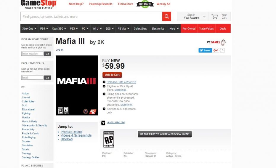     Mafia 3